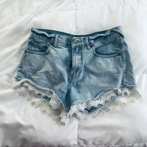 Free People Jean Shorts